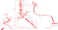MAITRE CYLINDRE pour Honda RC45 RVF 750 de 1994