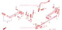 PEDALE pour Honda RC45 RVF 750 de 1994