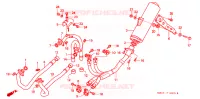 SILENCIEUX D'ECHAPPEMENT pour Honda RC45 RVF 750 de 1994