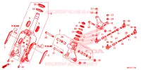 FOURCHE pour Honda GL 1800 GOLD WING TOUR de 2018