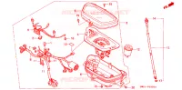 COMPTEUR pour Honda 50 DIO SR front brake disk, SPECIAL de 1990