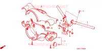 GUIDON   CARENAGE pour Honda GIORNO 50 de 1995