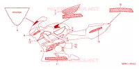 AUTOCOLLANTS pour Honda CBR 600 F4 de 2002