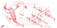 AMORTISSEUR ARRIERE pour Honda CBR 600 de 1998