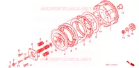 EMBRAYAGE pour Honda CRM 80 de 1992