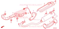 SILENCIEUX D'ECHAPPEMENT pour Honda FOURTRAX 520 FOREMAN 4X4 ES PS de 2020