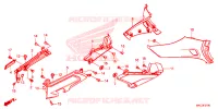 COUVERCLES LATERAUX pour Honda GL 1800 GOLD WING TOURING, NAVI BLUE de 2018