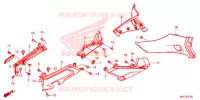 COUVERCLES LATERAUX pour Honda GL 1800 GOLD WING TOURING, NAVI BLUE de 2018