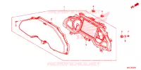 COMPTEUR pour Honda GL 1800 GOLD WING TOURING, NAVI RED de 2018