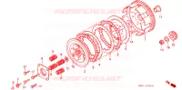 EMBRAYAGE pour Honda CRM 50 de 1992