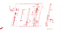 FOURCHE pour Honda CRM 50 de 1993