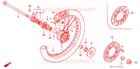 ROUE AVANT pour Honda CRM 50 de 1993