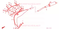 SILENCIEUX D'ECHAPPEMENT pour Honda CRM 50 de 1993