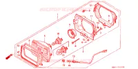 PHARE pour Honda XLV 600 TRANSALP de 1987
