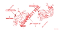 MARQUE/EMBLEME (WW125EX2A,C,E) pour Honda PCX 125 de 2014