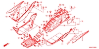 PLANCHER pour Honda PCX 125 de 2014