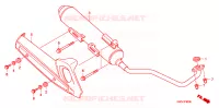 SILENCIEUX D'ECHAPPEMENT pour Honda PCX 125 de 2014