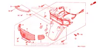 FEUX ARRIERE pour Honda LEAD 90 GREEN de 1993