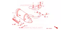 SILENCIEUX D'ECHAPPEMENT pour Honda LEAD 90 SPECIAL de 1993