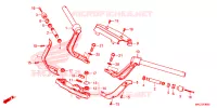 GUIDON   TE DE FOURCHE pour Honda GL 1800 GOLD WING TOUR DCT, NAVI, AIRBAG de 2020