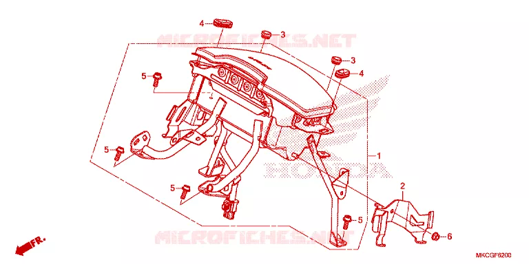 MODULE AIRBAG Honda MOTO 1800 GOLD-WING 2020  GL1800DAL