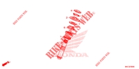 COLONNE DE DIRECTION pour Honda GL 1800 GOLD WING TOUR DCT, NAVI, AIRBAG de 2020