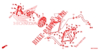 RADIATEUR (D.) pour Honda GL 1800 GOLD WING TOUR DCT, NAVI, AIRBAG de 2020