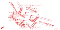 GUIDON   TE DE FOURCHE pour Honda GL 1800 GOLD WING TOUR DCT, NAVI, AIRBAG de 2020