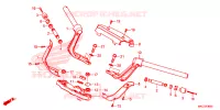 GUIDON   TE DE FOURCHE pour Honda GL 1800 GOLD WING TOUR DCT, NAVI, AIRBAG de 2020