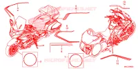 AUTOCOLLANTS pour Honda GL 1800 GOLD WING TOUR de 2021
