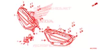 FEUX ARRIERE pour Honda GL 1800 GOLD WING TOUR de 2020