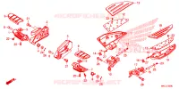 REPOSE PIED pour Honda GL 1800 GOLD WING TOUR RED de 2020