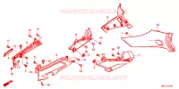 COUVERCLES LATERAUX pour Honda GL 1800 GOLD WING TOUR DCT, NAVI, AIRBAG de 2020