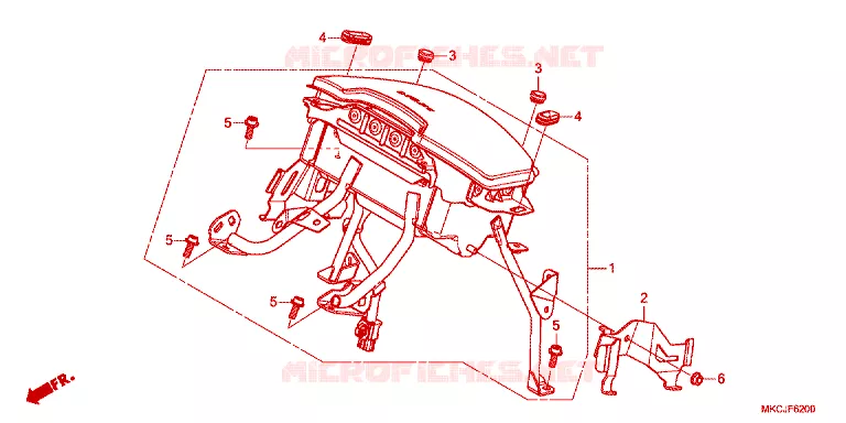MODULE AIRBAG Honda MOTO 1800 GOLD-WING 2020  GL1800DAL_J