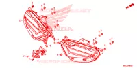 FEUX ARRIERE pour Honda GL 1800 GOLD WING BAGGER DCT de 2020