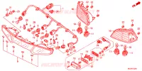 FEUX ARRIERE pour Honda GL 1800 GOLD WING ABS NAVI AIRBAG de 2015