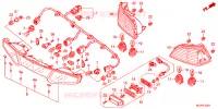 FEUX ARRIERE pour Honda GL 1800 GOLD WING ABS de 2015