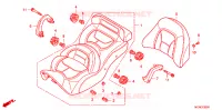 SELLE pour Honda GL 1800 GOLD WING ABS de 2015