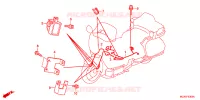 FAISCEAU D'AIRBAG pour Honda GL 1800 GOLD WING ABS AIRBAG de 2015