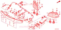 FEUX ARRIERE pour Honda GL 1800 GOLD WING ABS AIRBAG de 2015
