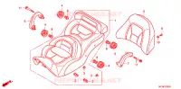 SELLE pour Honda GL 1800 GOLD WING ABS AIRBAG de 2015