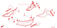 COUVERCLES LATERAUX pour Honda GL 1800 GOLD WING ABS de 2015