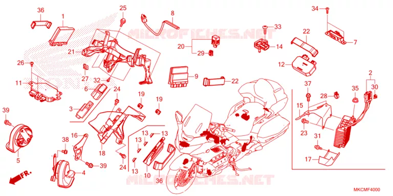 UNITE DE COMMANDE Honda MOTO 1800 GOLD-WING 2021  GL1800DAM