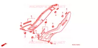 COUVERCLES LATERAUX pour Honda CBR 600 de 1998