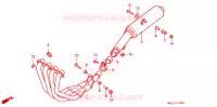 SILENCIEUX D'ECHAPPEMENT pour Honda CBR 600 de 1998