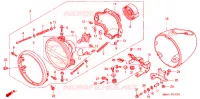 PHARE pour Honda VT 1100 SHADOW C3 de 1998