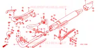 SILENCIEUX D'ECHAPPEMENT pour Honda VT 1100 SHADOW C3 de 1998