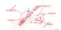 AUTOCOLLANTS pour Honda PCX 125 de 2021