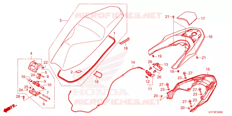 SELLE Honda SCOOTER 125 PCX 2021  WW125AM