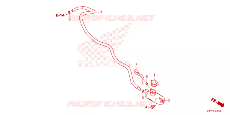 VASE D'EXPANSION Honda SCOOTER 125 PCX 2021  WW125AM